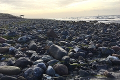 Ostseestrand-Winter
