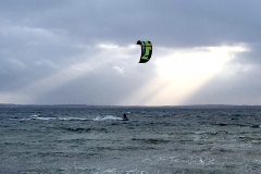Pelzerhaken-Strand-Kite-Surfer