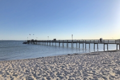 Seebrücke-Strand-Pelzerhaken